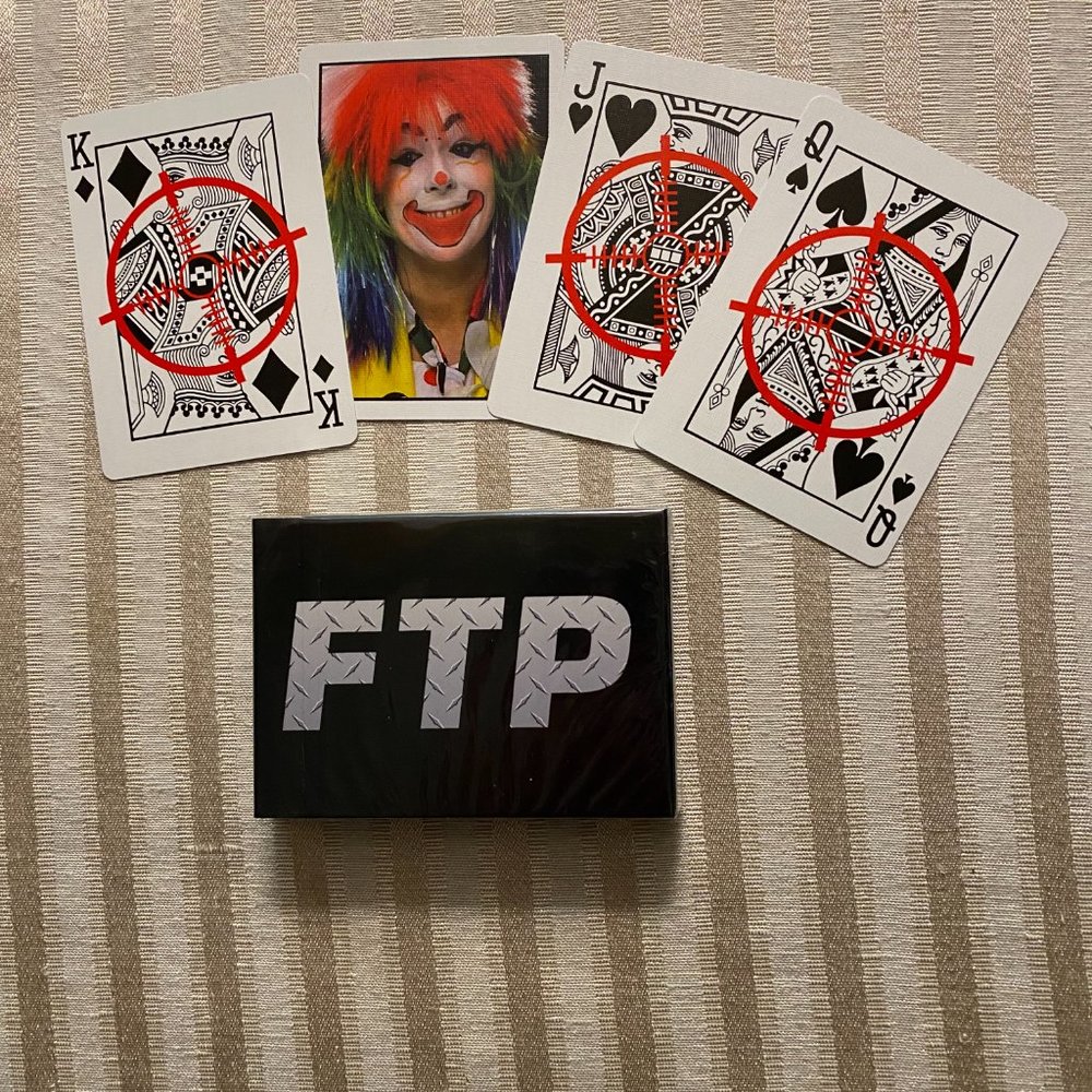 FTP PLAYING CARDS (2 DECKS) ONE OPEN AND ONE UNOPENED - Picture 3 of 5